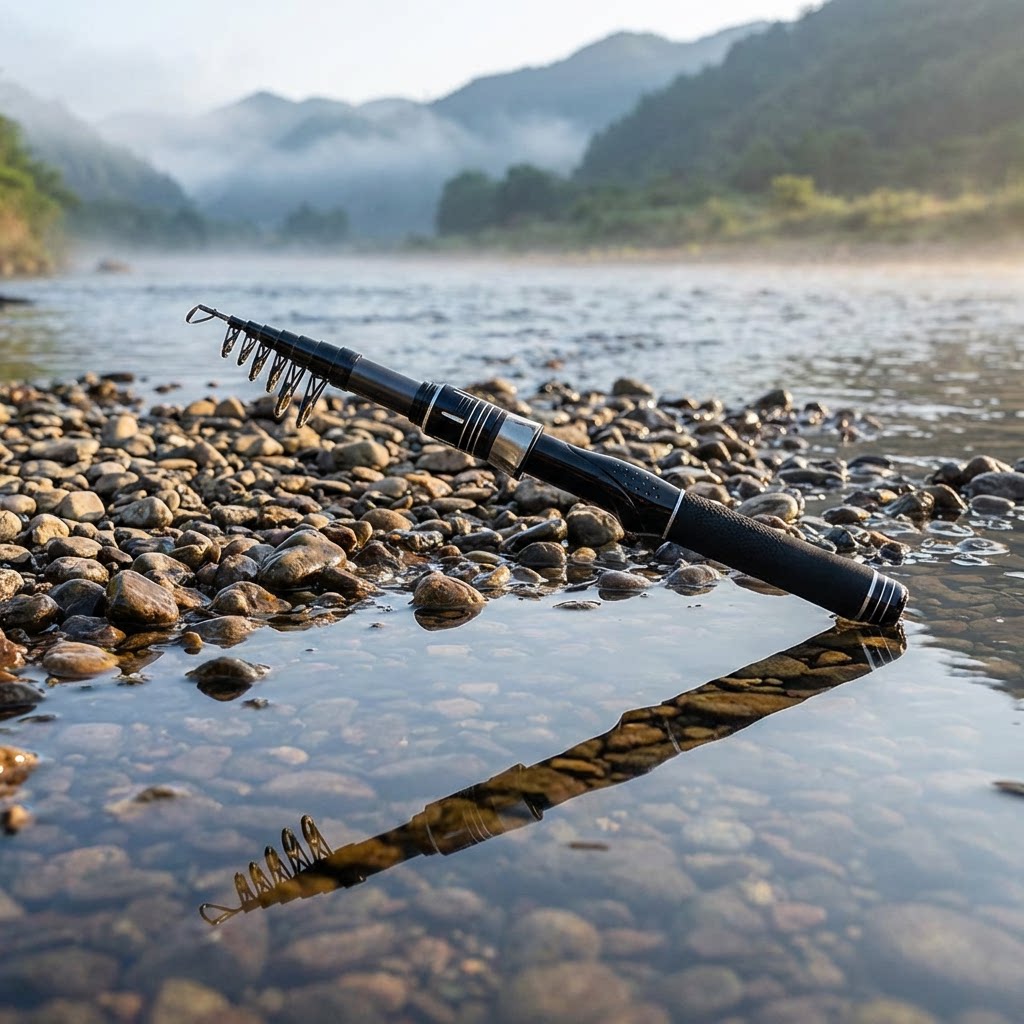Ultralight Telescopic Carbon F - đánh giá và giá Fishing Rod Casting