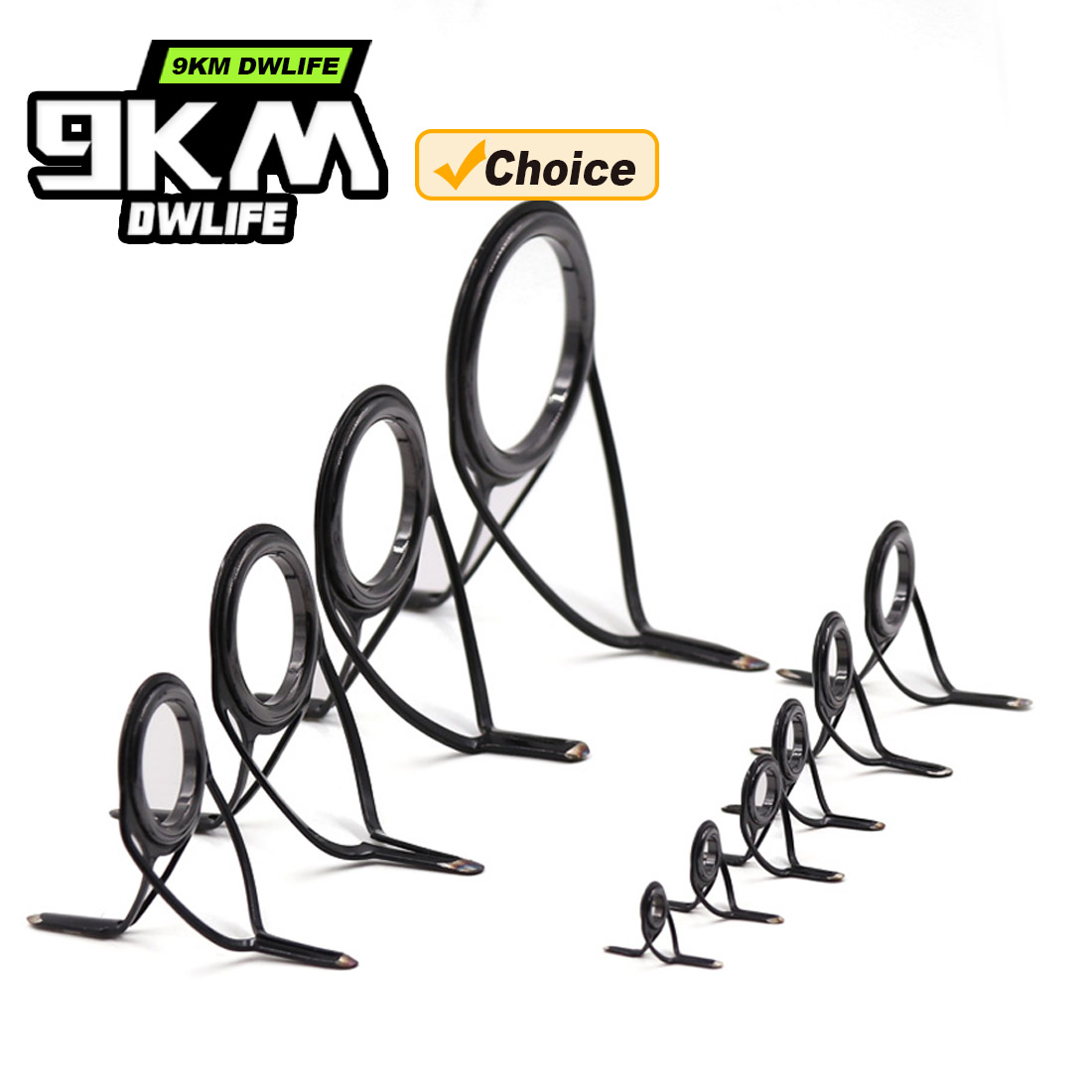 9KM OB Curved Rod Guide Kit 10 - đánh giá và giá Fishing Rod Casting