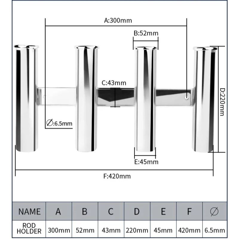 Stainless Steel 4 Tubes Rod Ho - đánh giá và giá Fishing Rod Boat