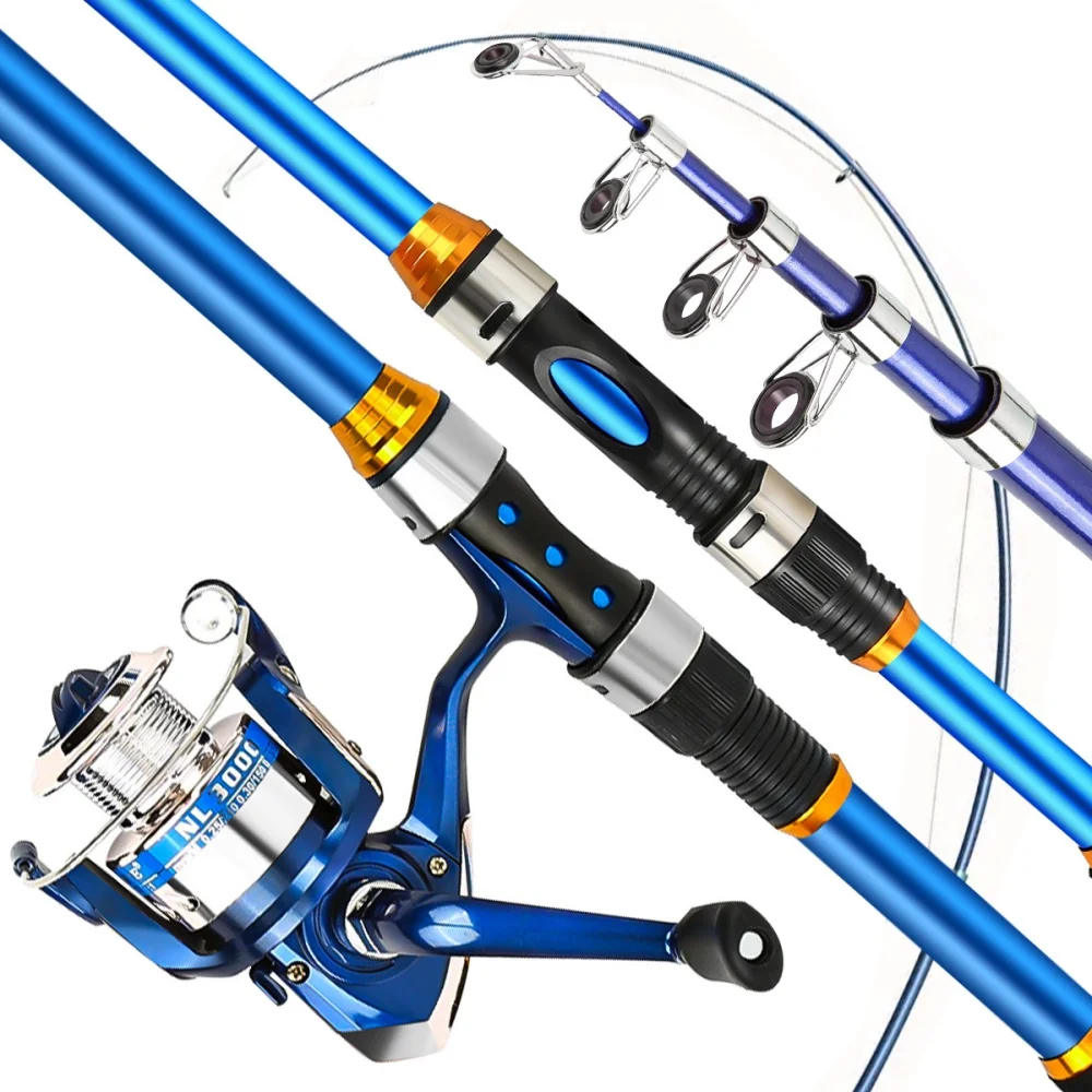 2.1-3.6M Telescopic Glass Fibe - đánh giá và giá Fishing Rod Carbon Fiber